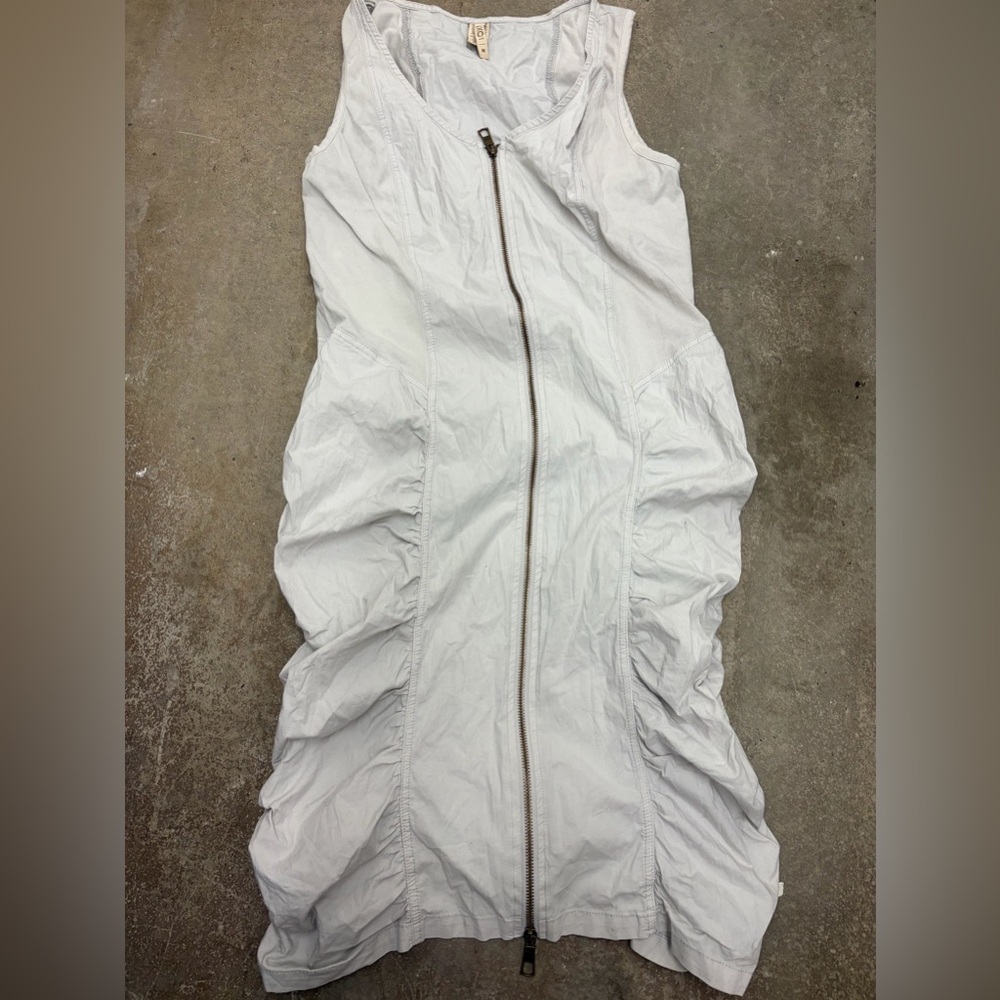 Xcvi lagenlook zipper rushed‎ dress